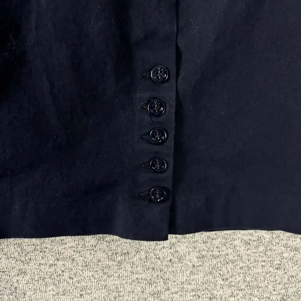 Ralph Lauren Black Label Women's Size 4 Dark Blue Cotton Pencil Skirt